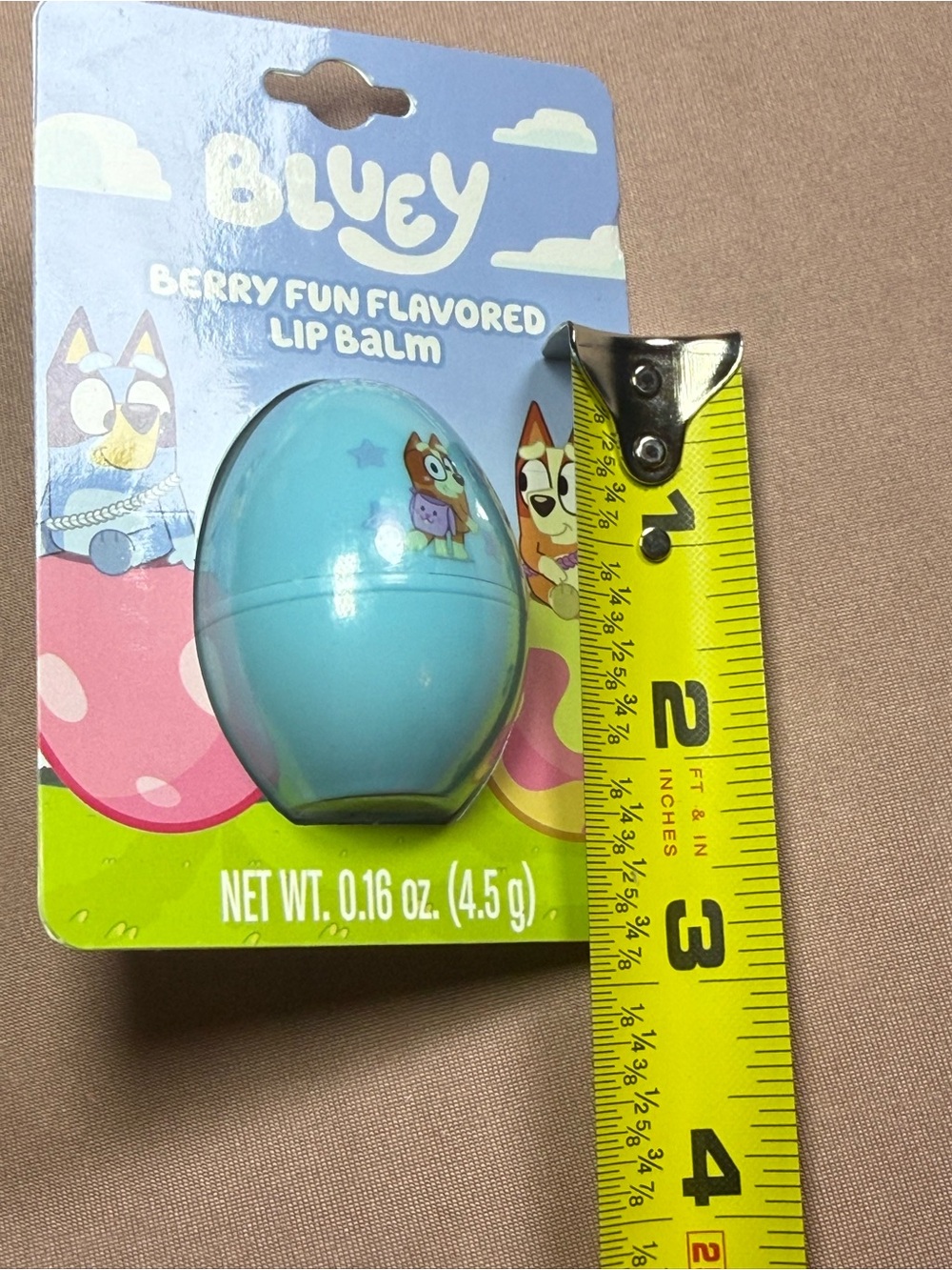 Bluey Taste Beauty Berry Fun Flavored Egg Mold Lip Balm Easter Holiday Gift NWT - Picture 5 of 5